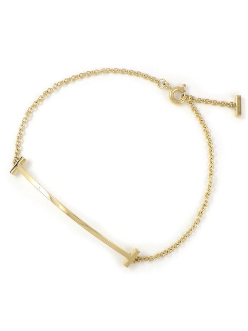 Tiffany & Co Bracelet T Smile Small 18K Yellow Gold